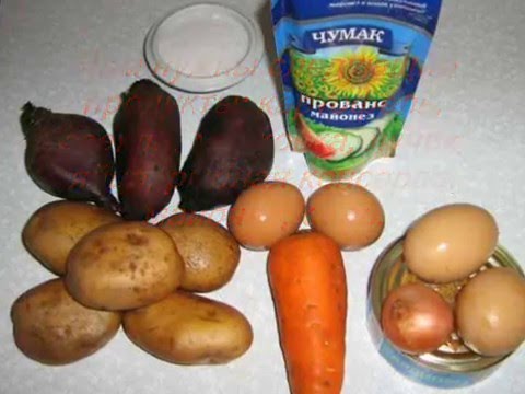 Hogyan készítsünk mimóza salátát - 8 lépésről lépésre