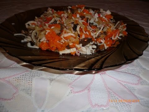 Salade aux bâtonnets de crabe - les meilleures recettes