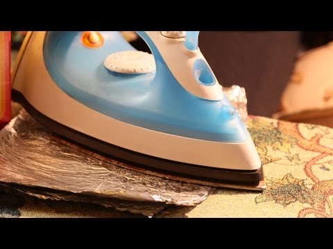 Làm thế nào để làm sạch sắt từ vải bị cháy