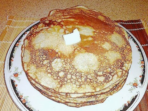 How to make pancakes from rye flour