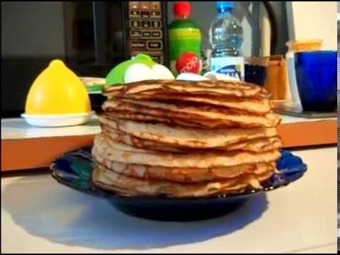 Thin and thick kefir pancakes recipes