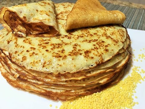 How to cook millet pancakes