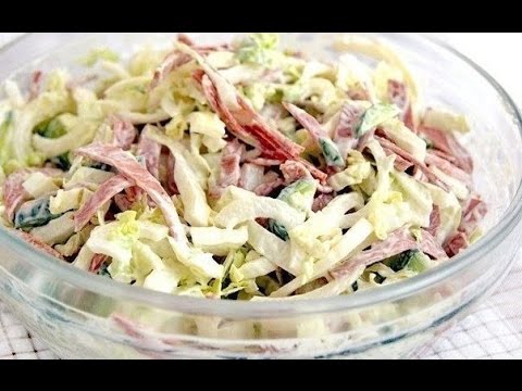 Hvordan man fremstiller Beijing kål salat