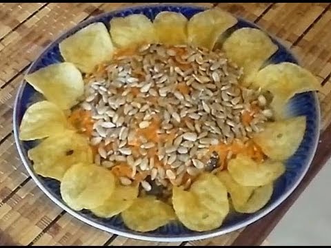 Salade de tournesol avec frites - 6 recettes