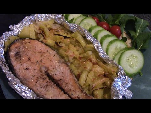 How to bake chum salmon in the oven - 8 step by step recipes