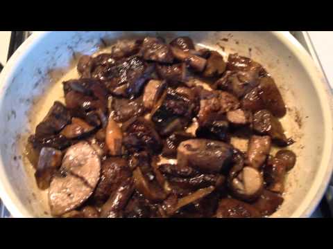 Salt, cook, fry and dry mushrooms