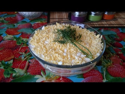 Hvordan man laver en mimosa salat - 8 trinvise opskrifter