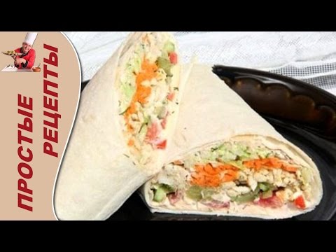 How to cook homemade shawarma with chicken and pork