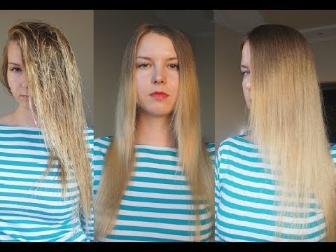 How to do keratin hair straightening with your own hands