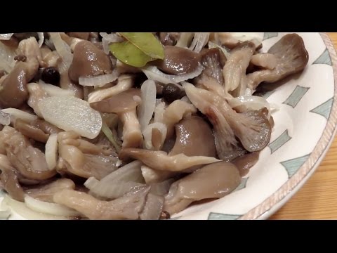 How to pickle oyster mushrooms for the winter at home
