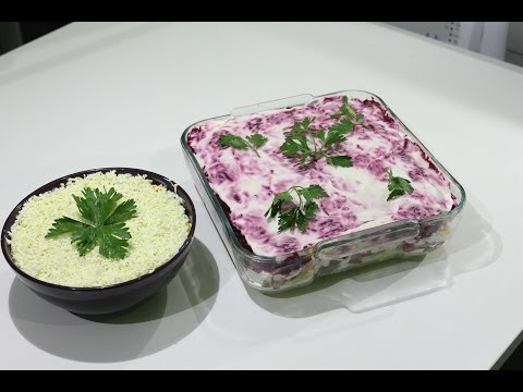 Garšīgi Jaungada salāti - 5 soli pa solim receptes