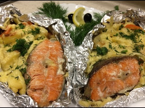 How to cook pink salmon in the oven juicy and soft