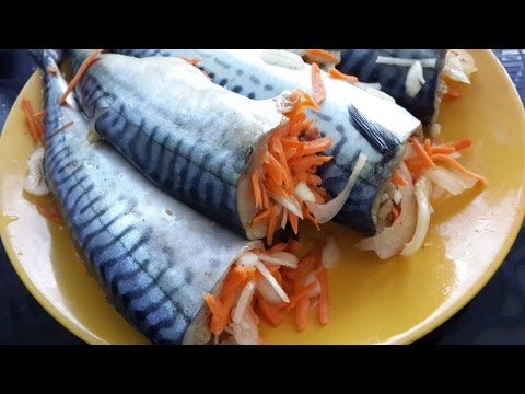 Hvordan lage makrell i ovnen - 5 trinnvis oppskrifter