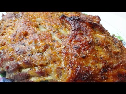 Oven ribs of lamb - gourmet dishes