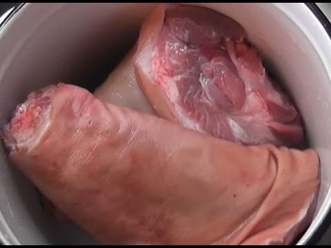 Cách nấu thịt lợn hầm trong lò