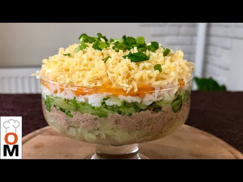Hvordan lage tran salat - 7 deilige trinnvise oppskrifter