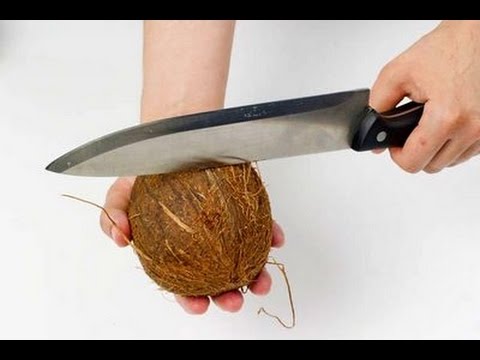 How to peel pineapple, coconut, avocado and mango quickly and easily