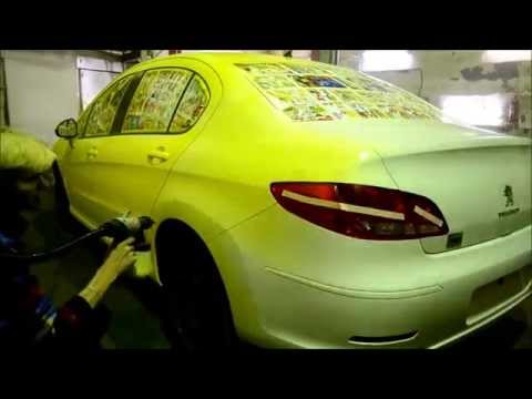 How to paint a car in a garage - instructions and video