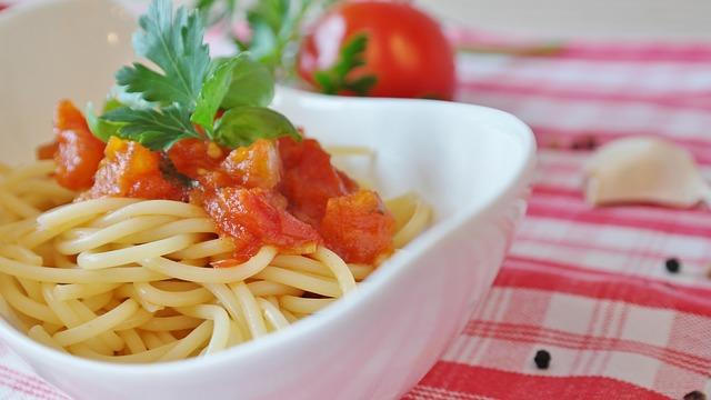Billeder af sprød pasta