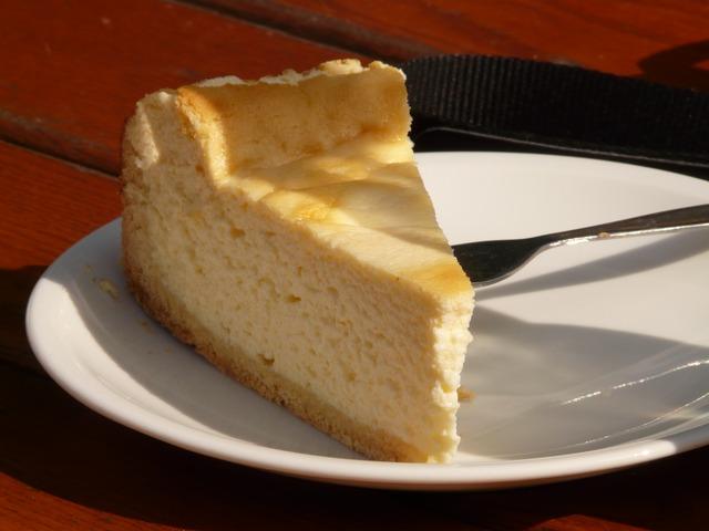 Klasiskās siera kūkas foto
