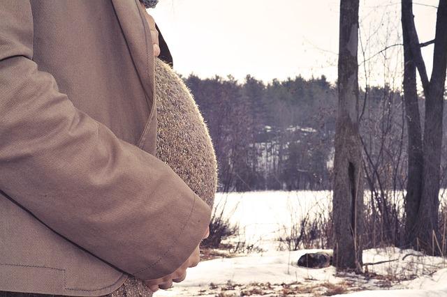 Fotó egy terhes nő
