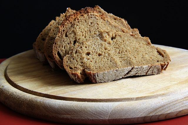 Photo of black rye bread