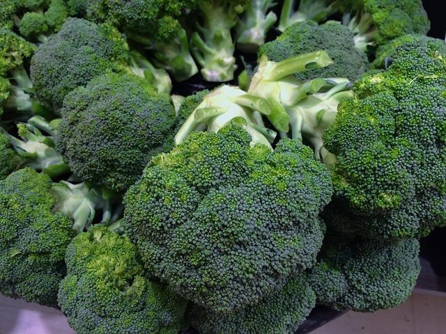 Fotografie z brokolice zelí