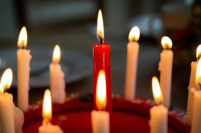 Photo de bougies en cire depuis 40 ans