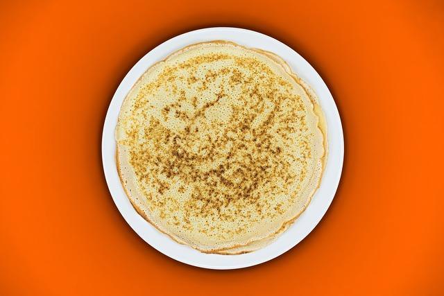 Thin pancakes with holes