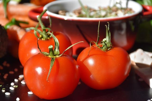 Photo of ripe tomatoes