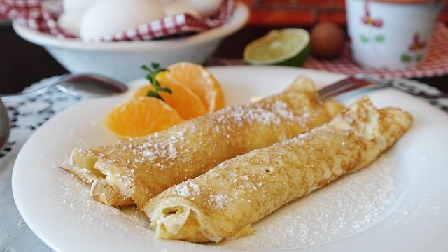 Delicious pancakes with cottage cheese