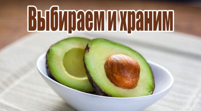 Avocado in a plate